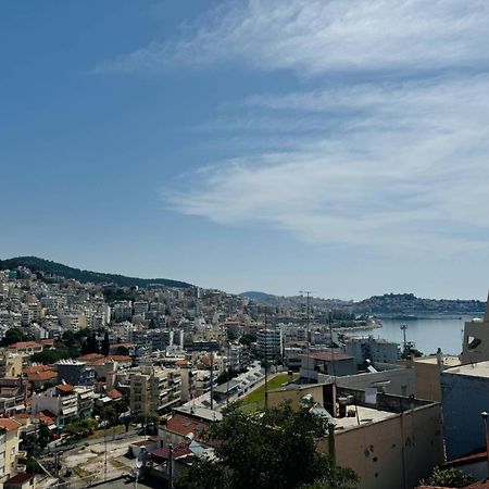 Sea And Castle Panoramic View Leilighet Kavála Eksteriør bilde